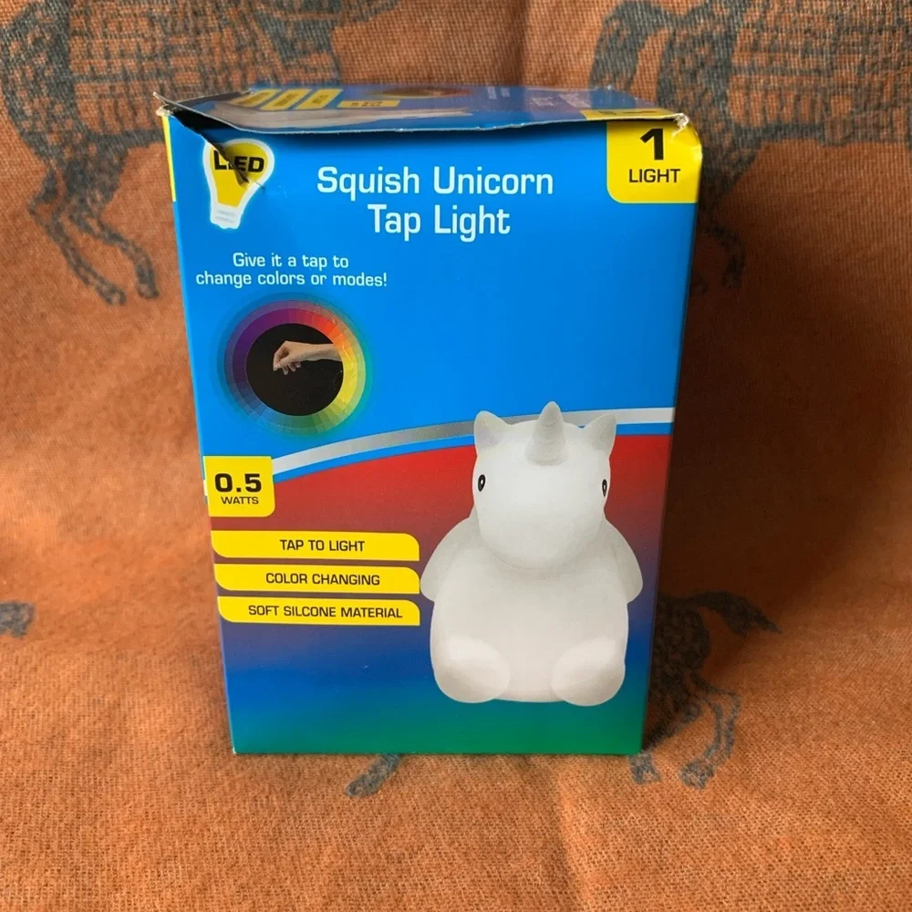 Squish Unicorn Tap Light